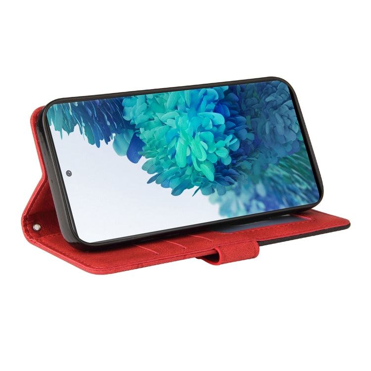 For Samsung Galaxy S20 FE 5G Dual-color Splicing Horizontal Flip PU Leather Case with Holder & Card Slots & Wallet