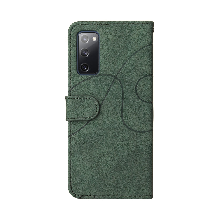 For Samsung Galaxy S20 FE 5G Dual-color Splicing Horizontal Flip PU Leather Case with Holder & Card Slots & Wallet