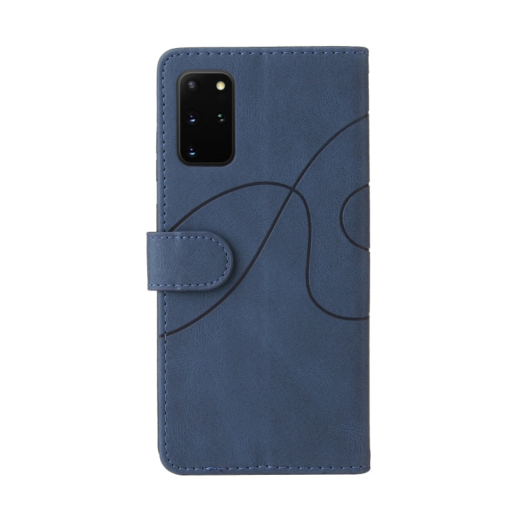 For Samsung Galaxy S20+ Dual-color Splicing Horizontal Flip PU Leather Case with Holder & Card Slots & Wallet