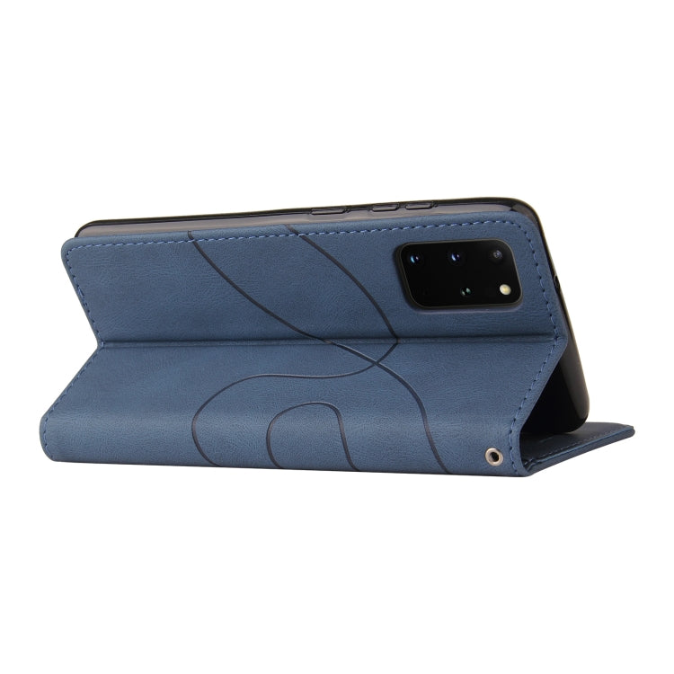 For Samsung Galaxy S20+ Dual-color Splicing Horizontal Flip PU Leather Case with Holder & Card Slots & Wallet