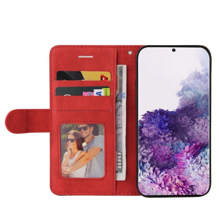 For Samsung Galaxy S20+ Dual-color Splicing Horizontal Flip PU Leather Case with Holder & Card Slots & Wallet