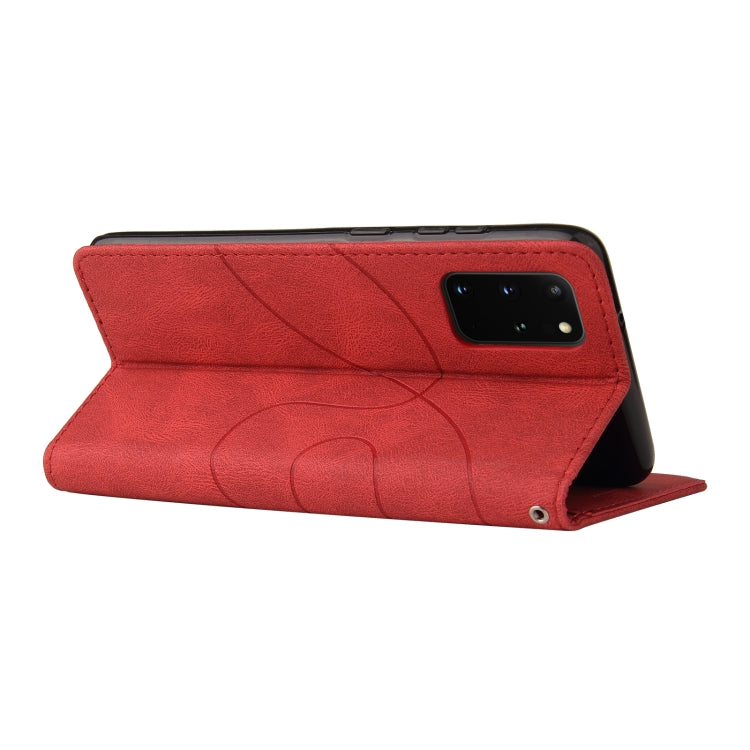 For Samsung Galaxy S20+ Dual-color Splicing Horizontal Flip PU Leather Case with Holder & Card Slots & Wallet