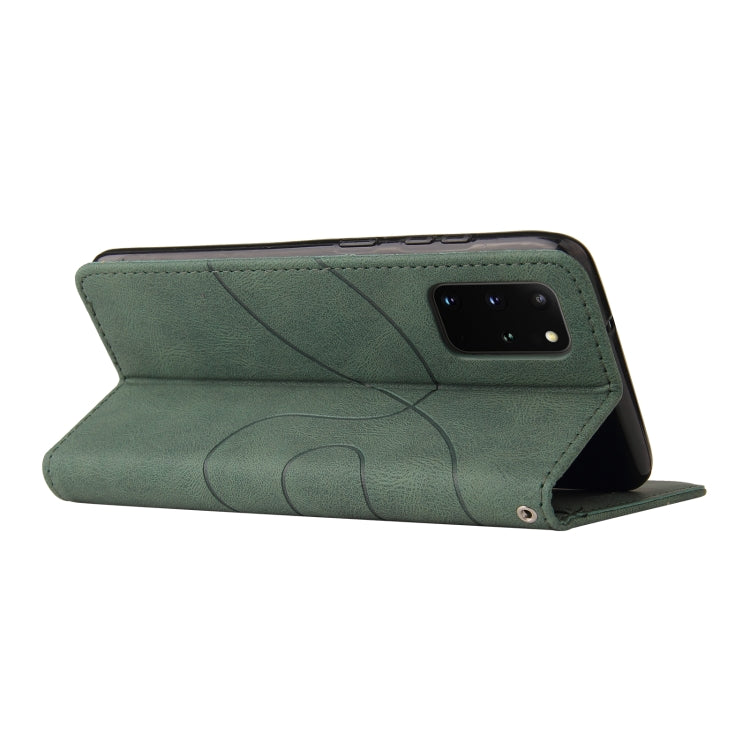 For Samsung Galaxy S20+ Dual-color Splicing Horizontal Flip PU Leather Case with Holder & Card Slots & Wallet