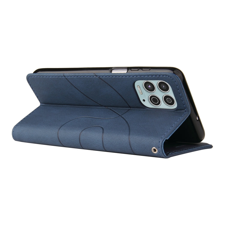 For Motorola Edge S / Moto G100 Dual-color Splicing Horizontal Flip PU Leather Case with Holder & Card Slots & Wallet