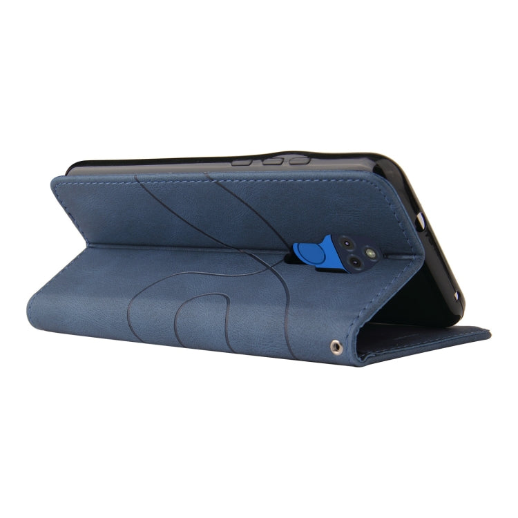 For Motorola Moto G Play 2021 Dual-color Splicing Horizontal Flip PU Leather Case with Holder & Card Slots & Wallet