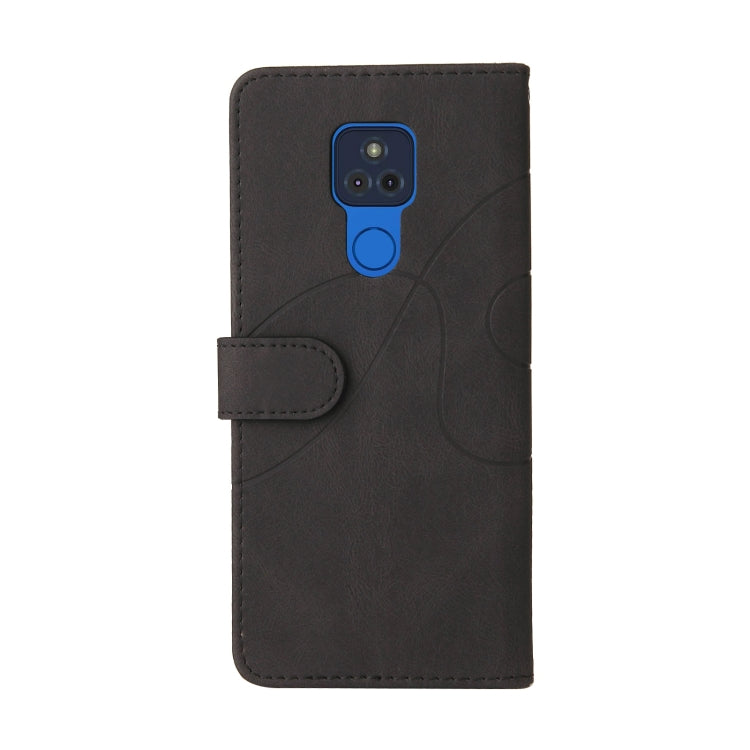 For Motorola Moto G Play 2021 Dual-color Splicing Horizontal Flip PU Leather Case with Holder & Card Slots & Wallet