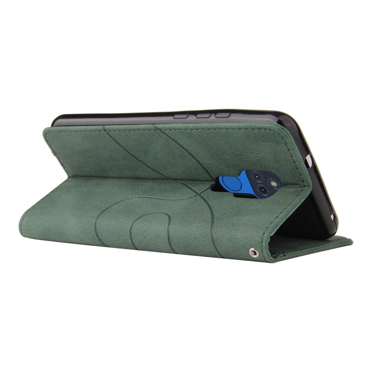 For Motorola Moto G Play 2021 Dual-color Splicing Horizontal Flip PU Leather Case with Holder & Card Slots & Wallet