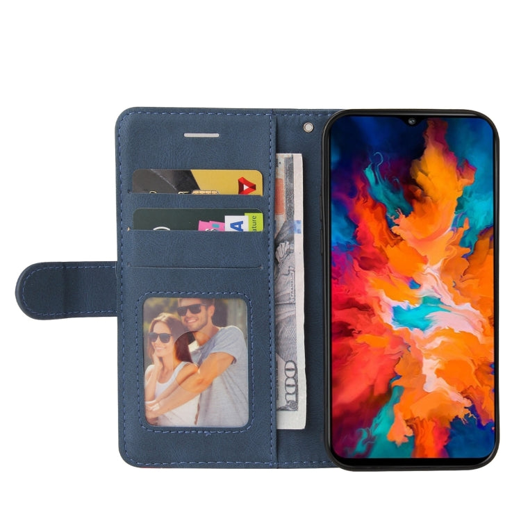 For Motorola Moto G50 Dual-color Splicing Horizontal Flip PU Leather Case with Holder & Card Slots & Wallet
