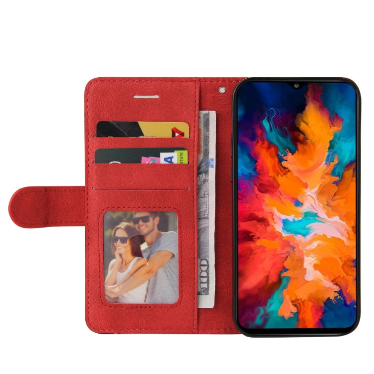 For Motorola Moto G50 Dual-color Splicing Horizontal Flip PU Leather Case with Holder & Card Slots & Wallet