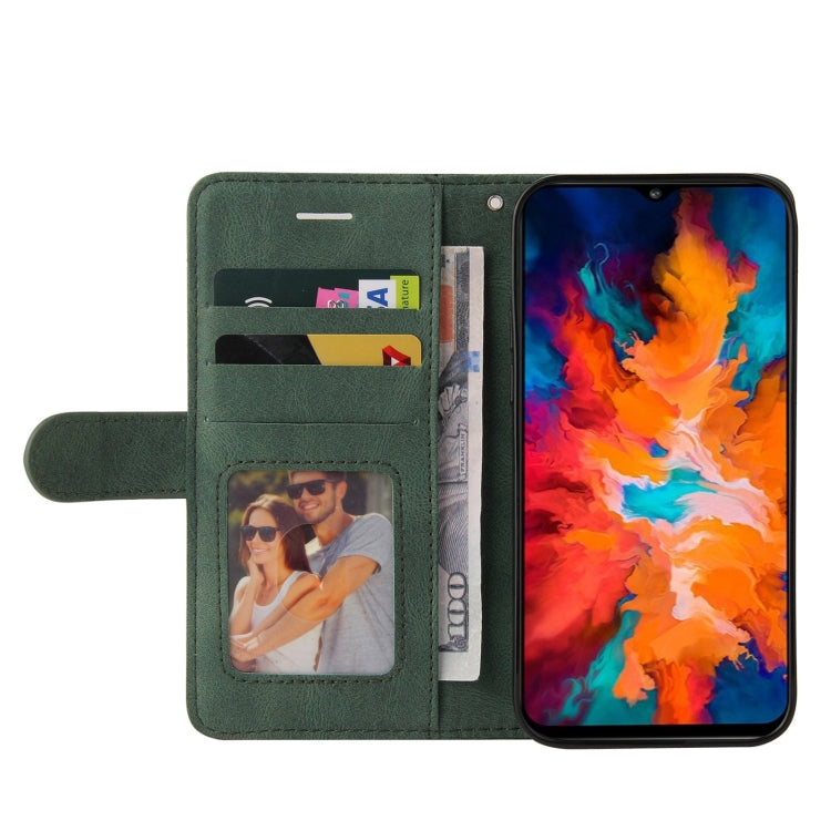 For Motorola Moto G50 Dual-color Splicing Horizontal Flip PU Leather Case with Holder & Card Slots & Wallet