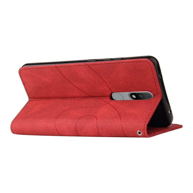 For Nokia 2.4 Dual-color Splicing Horizontal Flip PU Leather Case with Holder & Card Slots & Wallet