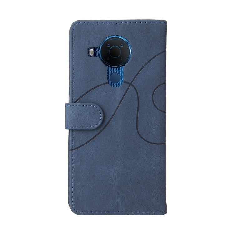 For Nokia 3.4 / 5.4 Dual-color Splicing Horizontal Flip PU Leather Case with Holder & Card Slots & Wallet