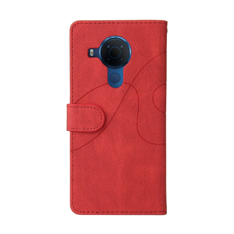 For Nokia 3.4 / 5.4 Dual-color Splicing Horizontal Flip PU Leather Case with Holder & Card Slots & Wallet