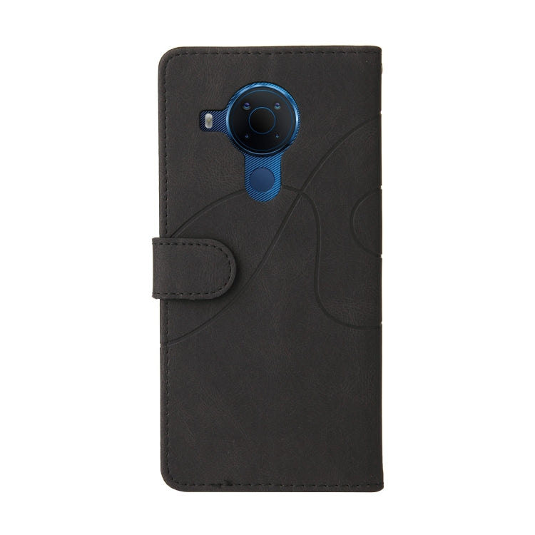 For Nokia 3.4 / 5.4 Dual-color Splicing Horizontal Flip PU Leather Case with Holder & Card Slots & Wallet