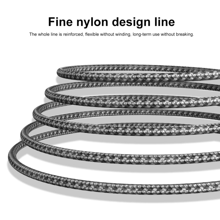 PD 60W USB-C / Type-C to USB-C / Type-C Fast Charging Nylon Braided Data Cable, Cable Length:2m