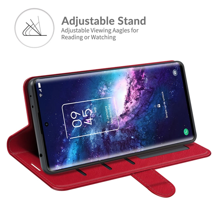 For TCL 20 Pro 5G R64 Texture Single Horizontal Flip Protective Case with Holder & Card Slots & Wallet& Photo Frame