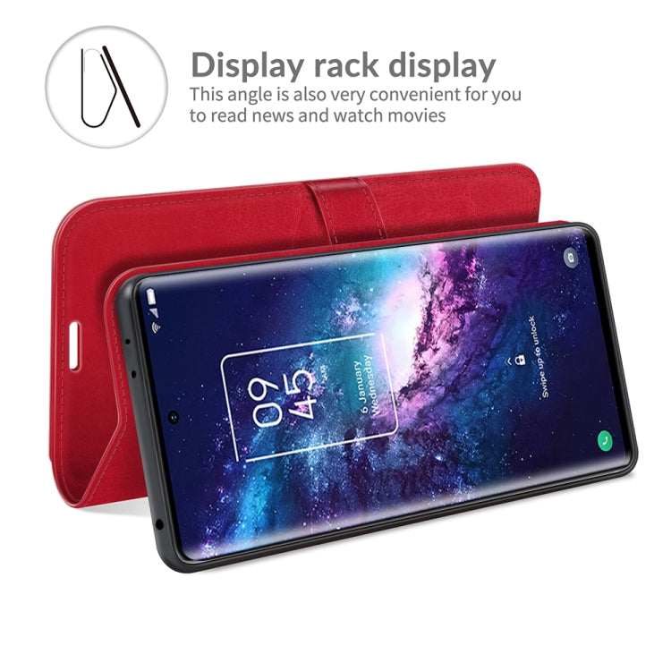 For TCL 20 Pro 5G R64 Texture Single Horizontal Flip Protective Case with Holder & Card Slots & Wallet& Photo Frame