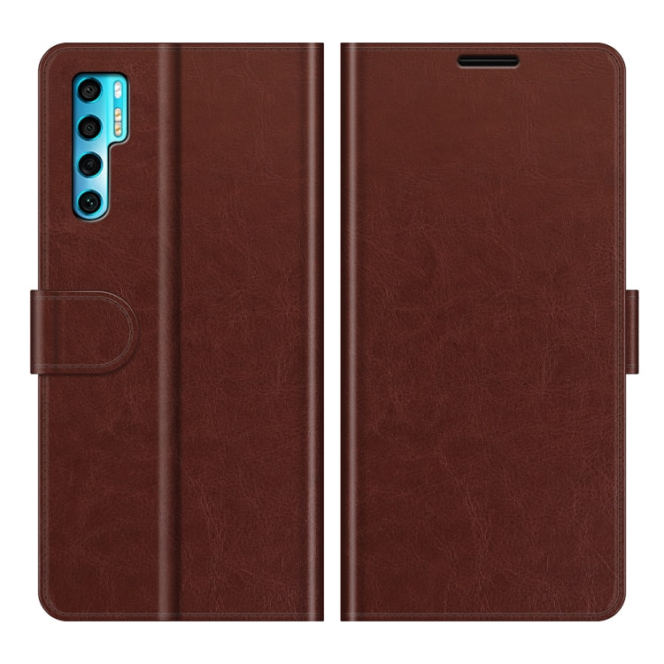For TCL 20 Pro 5G R64 Texture Single Horizontal Flip Protective Case with Holder & Card Slots & Wallet& Photo Frame