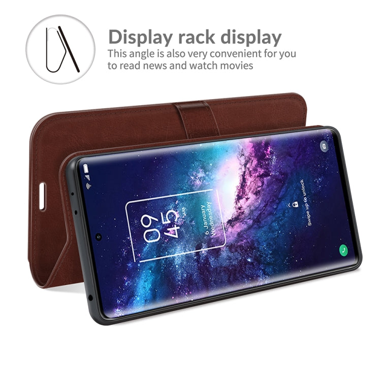 For TCL 20 Pro 5G R64 Texture Single Horizontal Flip Protective Case with Holder & Card Slots & Wallet& Photo Frame