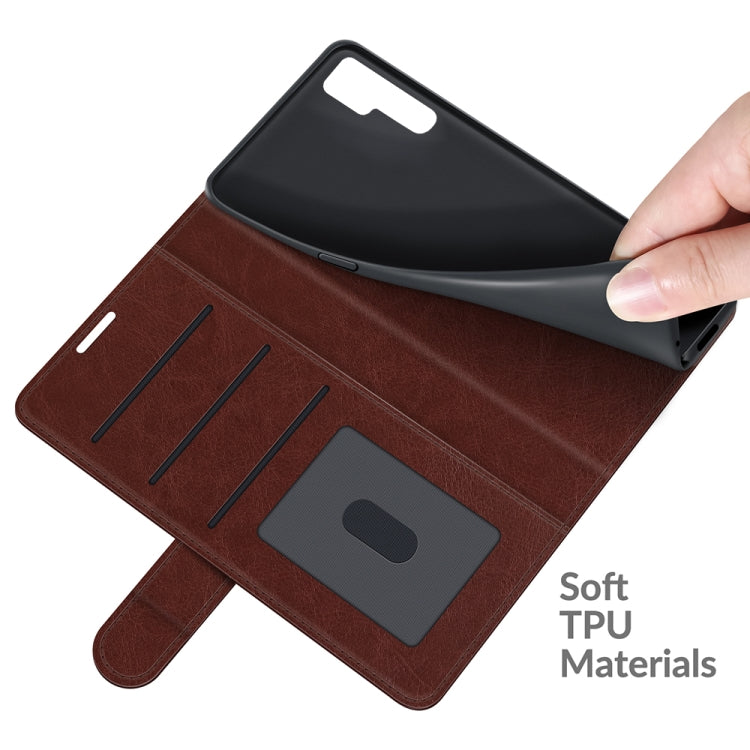 For TCL 20 Pro 5G R64 Texture Single Horizontal Flip Protective Case with Holder & Card Slots & Wallet& Photo Frame