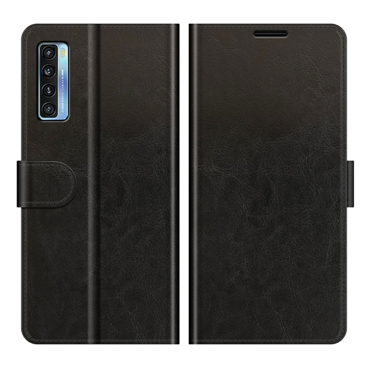 For TCL 20S / 20 5G / 20L R64 Texture Single Horizontal Flip Protective Case with Holder & Card Slots & Wallet& Photo Frame