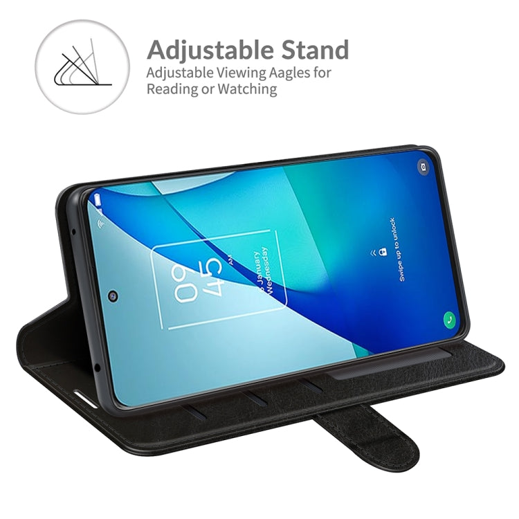 For TCL 20S / 20 5G / 20L R64 Texture Single Horizontal Flip Protective Case with Holder & Card Slots & Wallet& Photo Frame