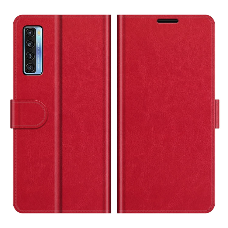 For TCL 20S / 20 5G / 20L R64 Texture Single Horizontal Flip Protective Case with Holder & Card Slots & Wallet& Photo Frame