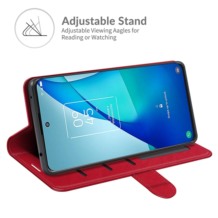 For TCL 20S / 20 5G / 20L R64 Texture Single Horizontal Flip Protective Case with Holder & Card Slots & Wallet& Photo Frame
