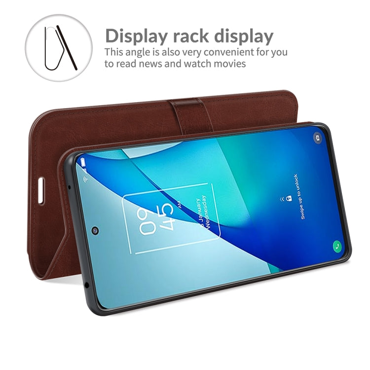 For TCL 20S / 20 5G / 20L R64 Texture Single Horizontal Flip Protective Case with Holder & Card Slots & Wallet& Photo Frame