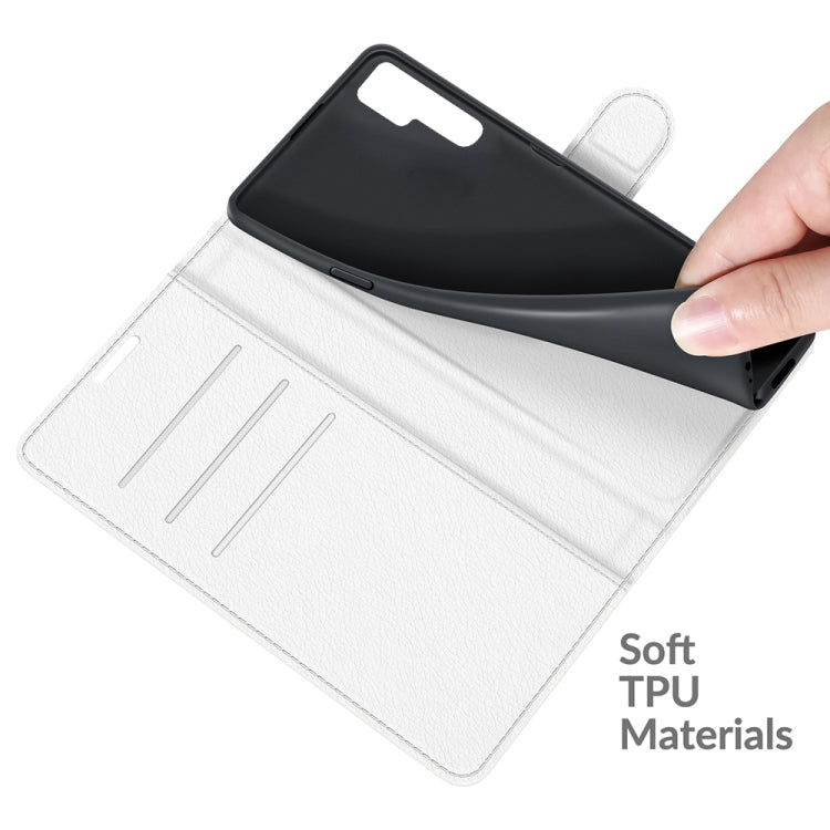 For TCL 20 Pro 5G Litchi Texture Horizontal Flip Protective Case with Holder & Card Slots & Wallet