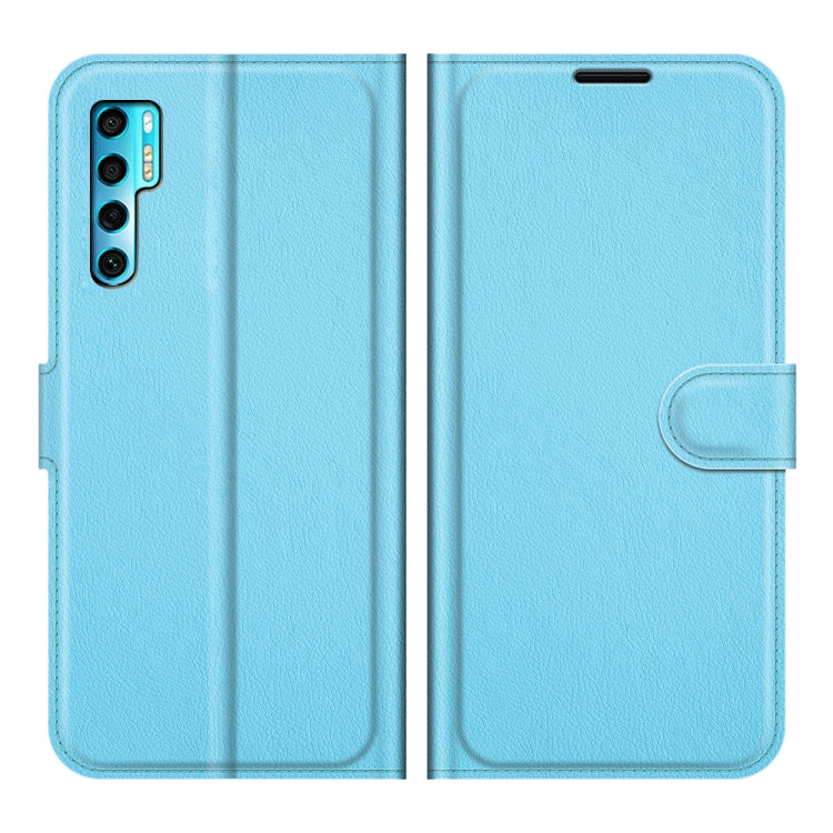 For TCL 20 Pro 5G Litchi Texture Horizontal Flip Protective Case with Holder & Card Slots & Wallet