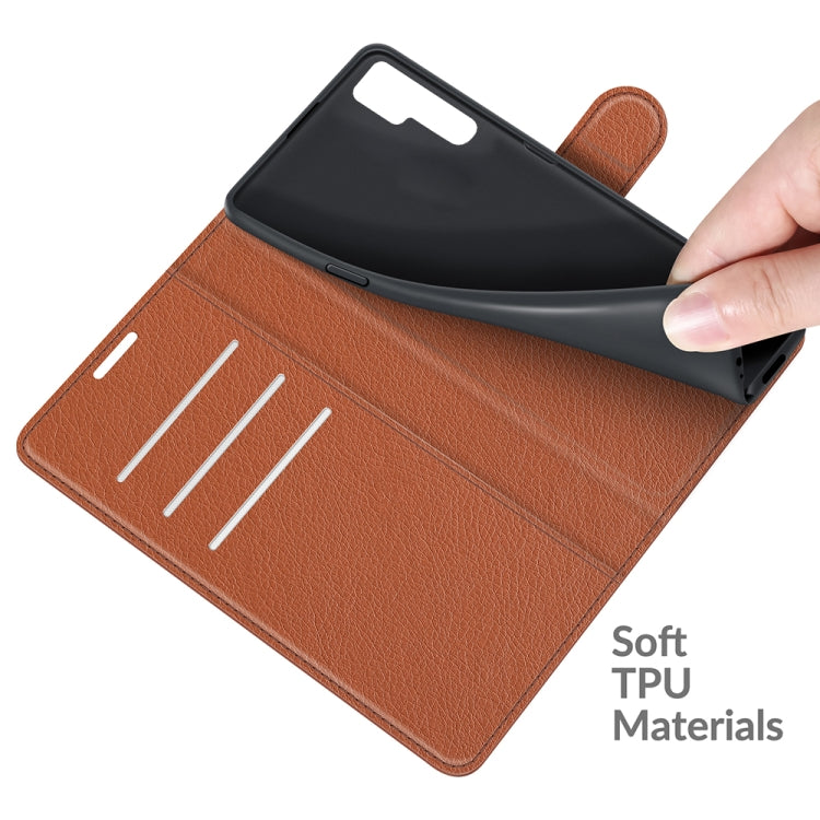 For TCL 20 Pro 5G Litchi Texture Horizontal Flip Protective Case with Holder & Card Slots & Wallet