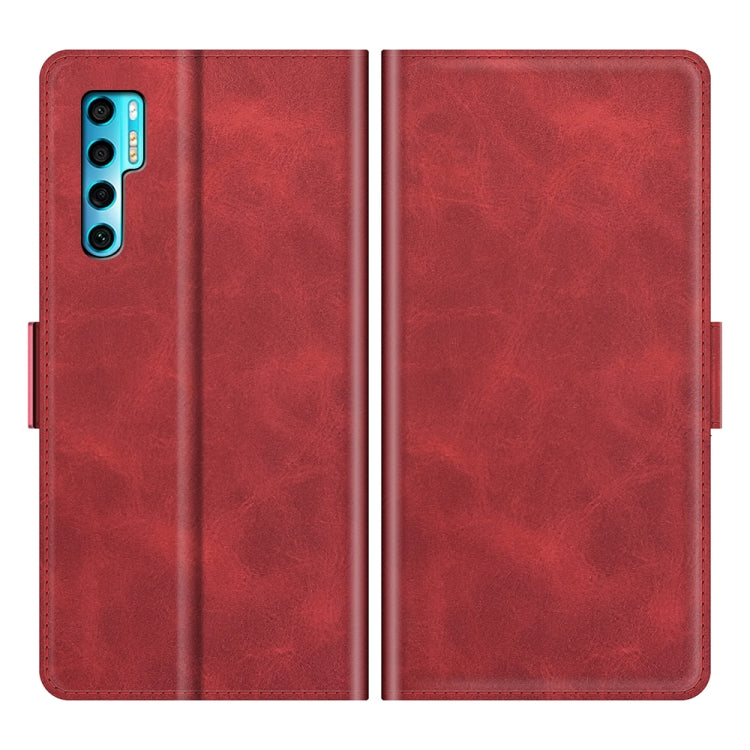 For TCL 20 Pro 5G Dual-side Magnetic Buckle Horizontal Flip Leather Case with Holder & Card Slots & Wallet