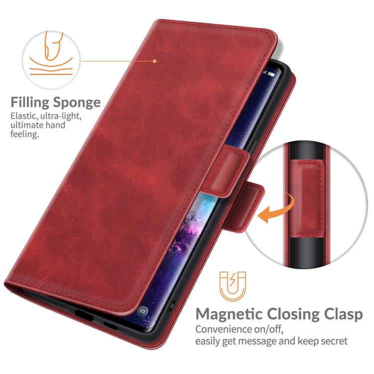 For TCL 20 Pro 5G Dual-side Magnetic Buckle Horizontal Flip Leather Case with Holder & Card Slots & Wallet