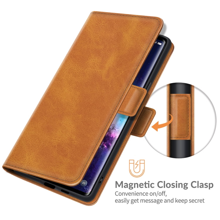 For TCL 20 Pro 5G Dual-side Magnetic Buckle Horizontal Flip Leather Case with Holder & Card Slots & Wallet