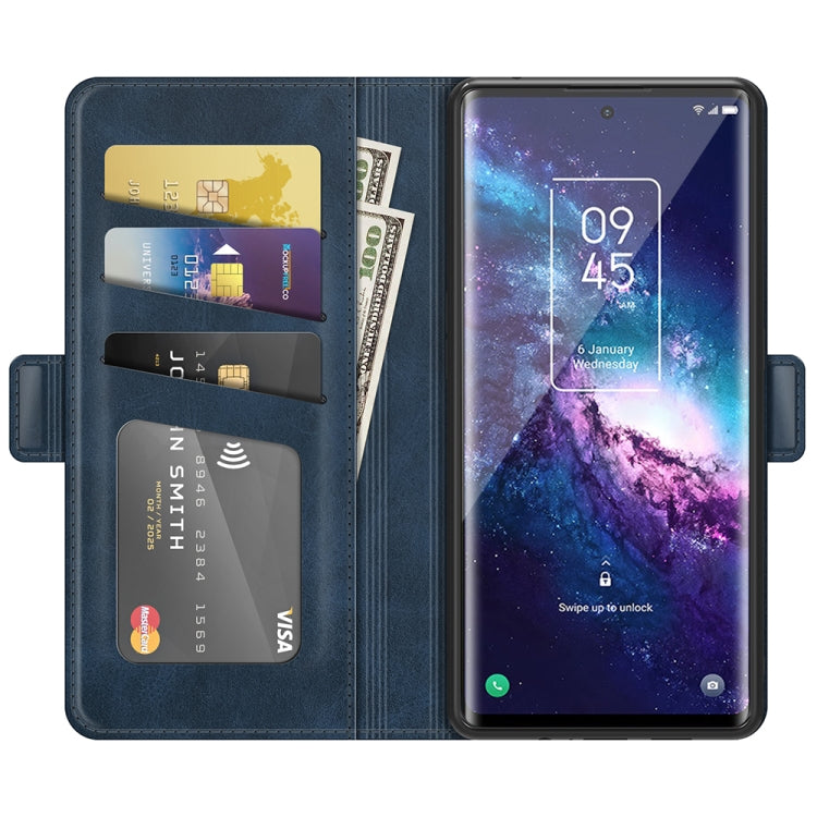 For TCL 20 Pro 5G Dual-side Magnetic Buckle Horizontal Flip Leather Case with Holder & Card Slots & Wallet