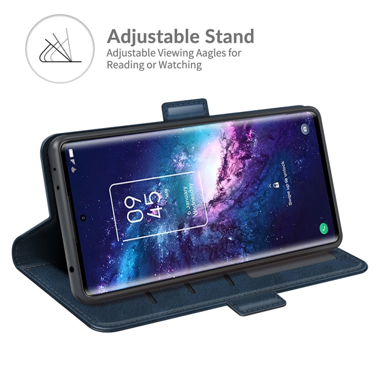 For TCL 20 Pro 5G Dual-side Magnetic Buckle Horizontal Flip Leather Case with Holder & Card Slots & Wallet