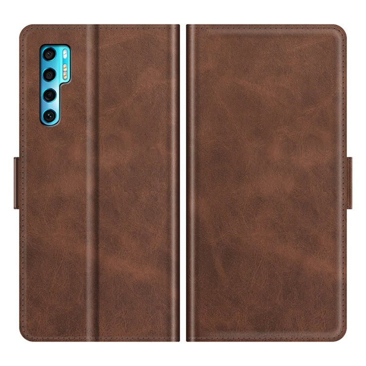 For TCL 20 Pro 5G Dual-side Magnetic Buckle Horizontal Flip Leather Case with Holder & Card Slots & Wallet
