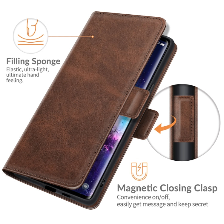 For TCL 20 Pro 5G Dual-side Magnetic Buckle Horizontal Flip Leather Case with Holder & Card Slots & Wallet