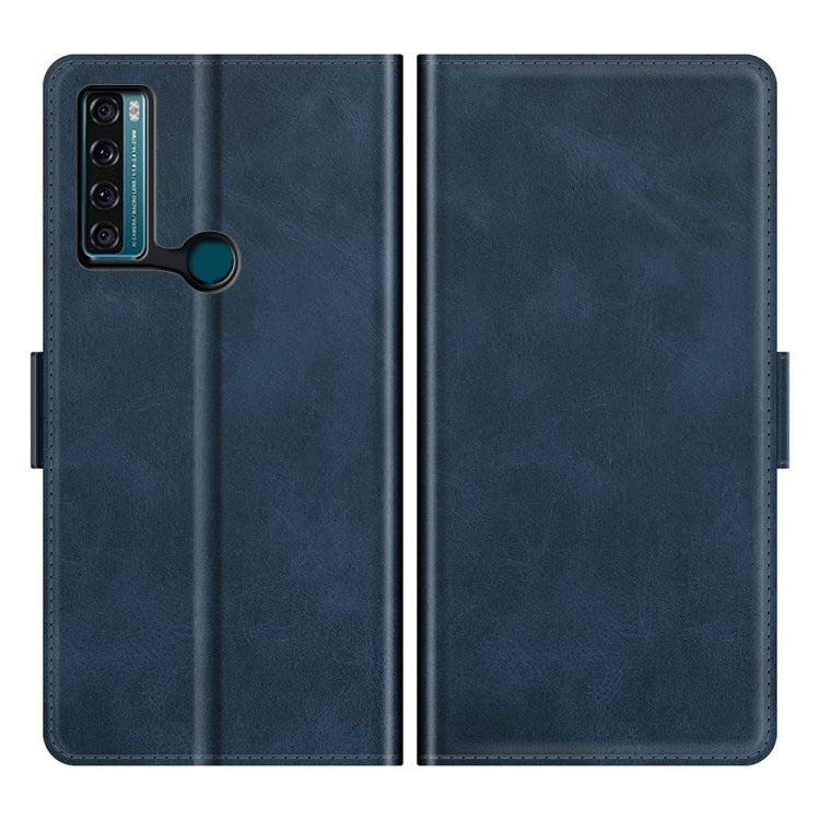 For TCL 20 SE Dual-side Magnetic Buckle Horizontal Flip Leather Case with Holder & Card Slots & Wallet