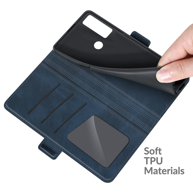 For TCL 20 SE Dual-side Magnetic Buckle Horizontal Flip Leather Case with Holder & Card Slots & Wallet