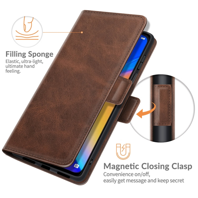 For TCL 20 SE Dual-side Magnetic Buckle Horizontal Flip Leather Case with Holder & Card Slots & Wallet