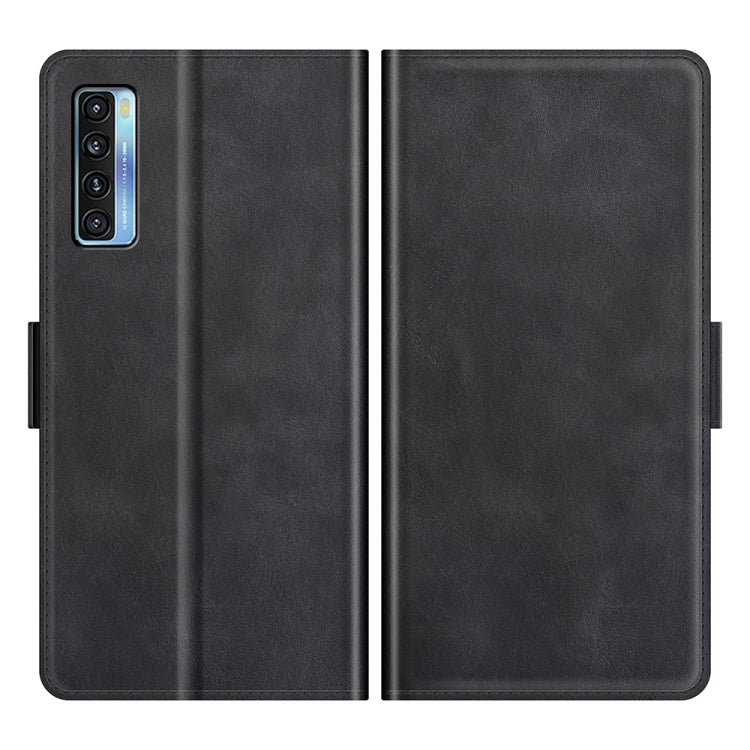 For TCL 20S / 20 5G / 20L Dual-side Magnetic Buckle Horizontal Flip Leather Case with Holder & Card Slots & Wallet