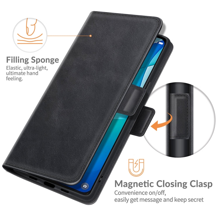 For TCL 20S / 20 5G / 20L Dual-side Magnetic Buckle Horizontal Flip Leather Case with Holder & Card Slots & Wallet