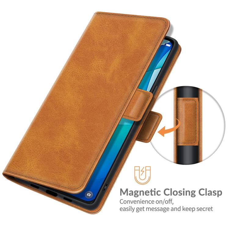 For TCL 20S / 20 5G / 20L Dual-side Magnetic Buckle Horizontal Flip Leather Case with Holder & Card Slots & Wallet