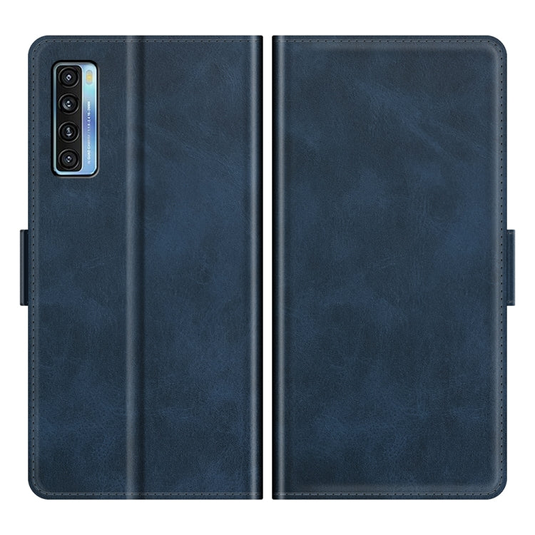 For TCL 20S / 20 5G / 20L Dual-side Magnetic Buckle Horizontal Flip Leather Case with Holder & Card Slots & Wallet