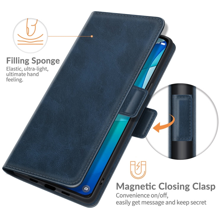 For TCL 20S / 20 5G / 20L Dual-side Magnetic Buckle Horizontal Flip Leather Case with Holder & Card Slots & Wallet