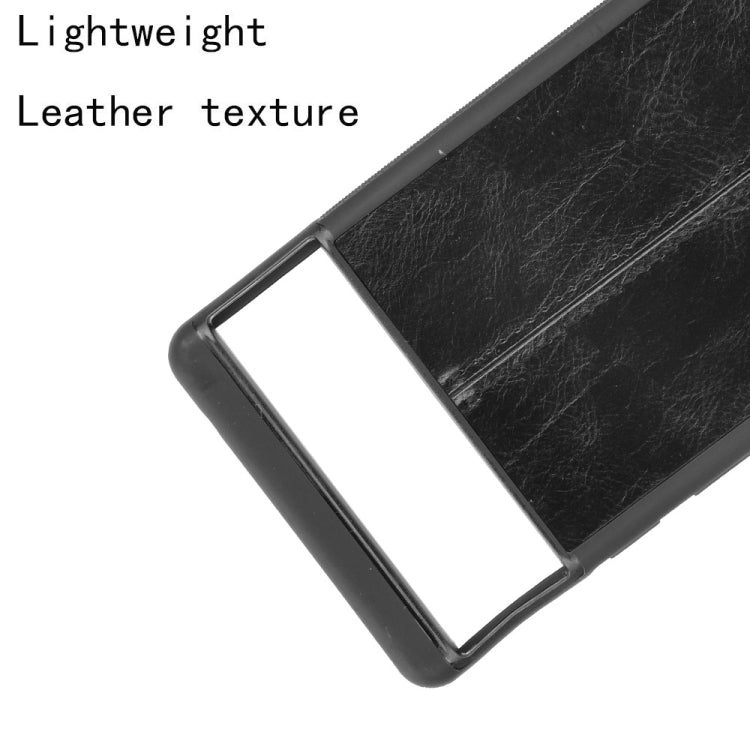 For Google Pixel 6 Shockproof Sewing Cow Skin Texture PC + PU + TPU Case