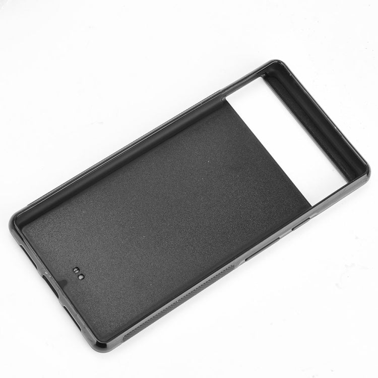 For Google Pixel 6 Shockproof Sewing Cow Skin Texture PC + PU + TPU Case
