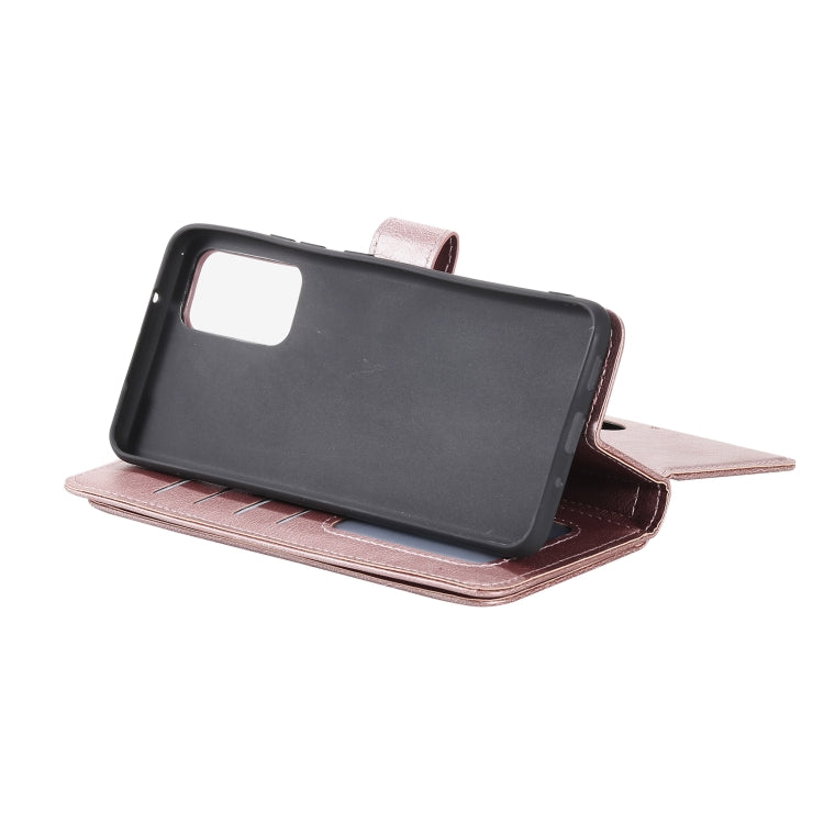 For Samsung Galaxy A82 5G Multifunctional Magnetic Copper Buckle Horizontal Flip Solid Color Leather Case with 10 Card Slots & Wallet & Holder & Photo Frame